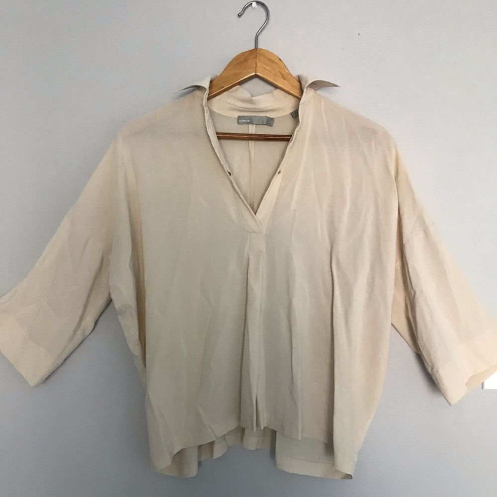 Vince Shirt Xs Cream